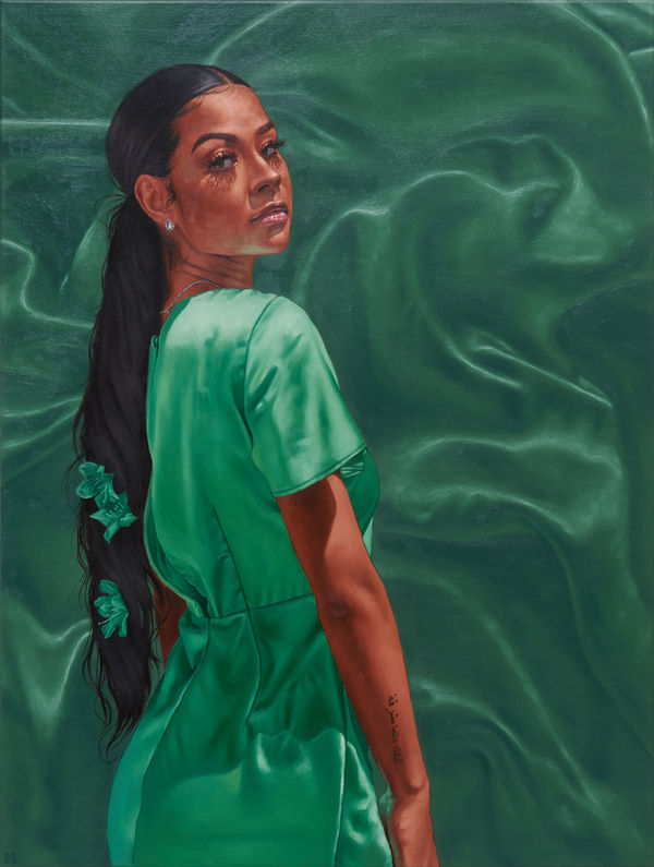 Monica Ikegwu Olivia, 2020 Oil on Canvas 48 x 36 in. 121.9 x 91.4 cm