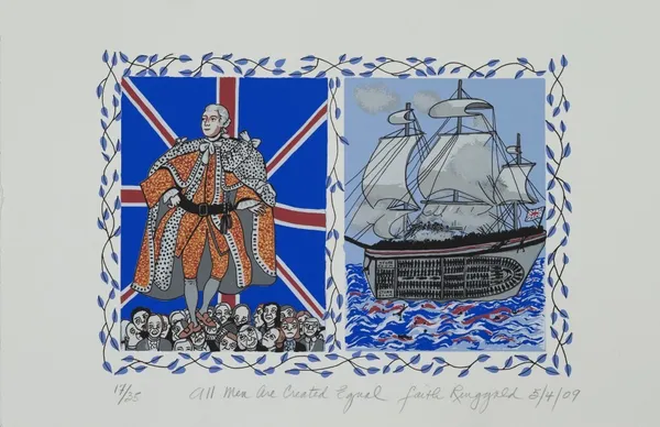 Faith Ringgold, All Men Are Created Equal, 2009