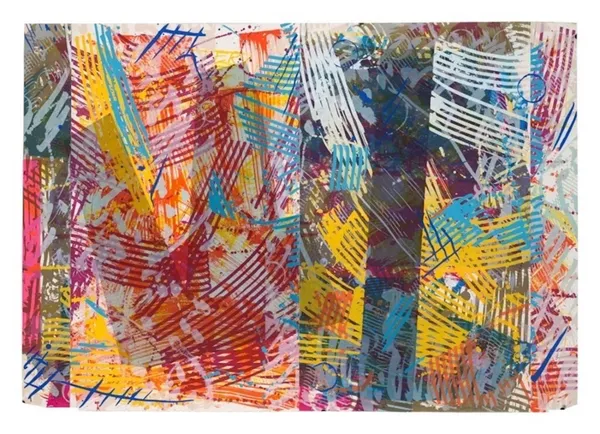 Sam Gilliam Pretty Boxes, 1993 Lithograph on paper 30 x 37 1/2 in. 76.2 x 95.3 cm 40 of 43
