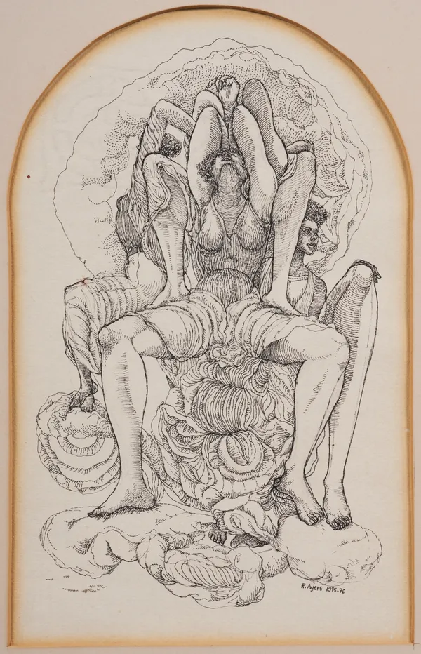 Roland Ayers, Entwined Figures, 1975-1976