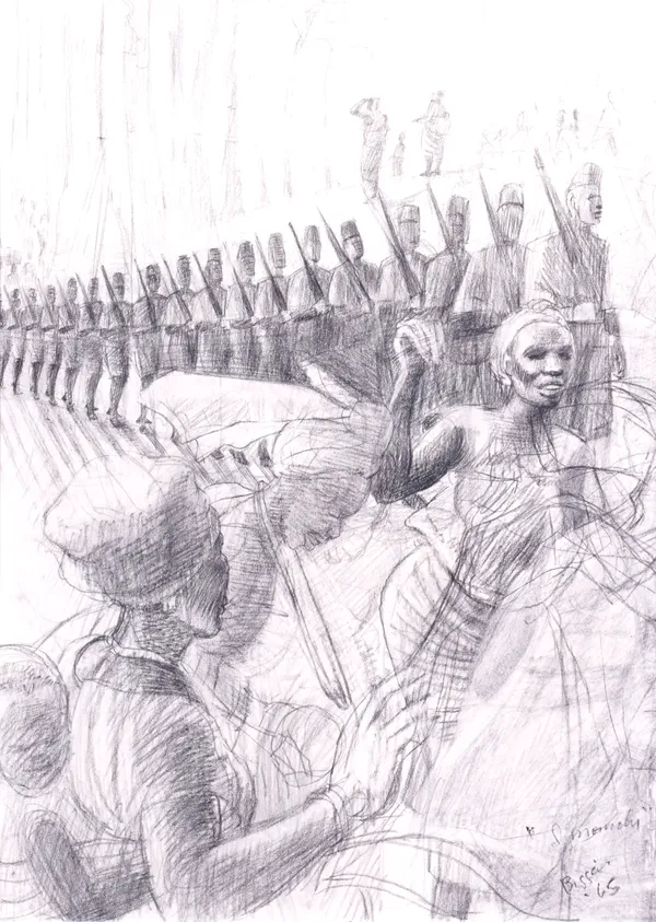 John Biggers, I Momolu, 1965