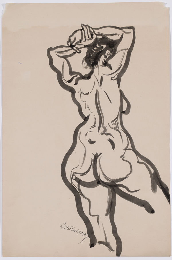 Joseph Delaney, Nude Study, 1935, c.