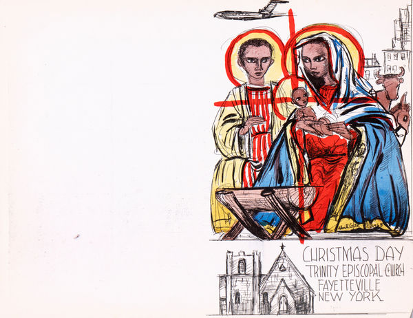 Allan Rohan Crite, Trinity Episcopal Pamphlet, 1980, c.