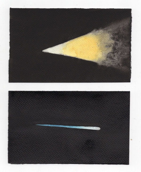 Ripley Whiteside, Asteroids 4 & 5 / Comets in Germany (diptych), 2022