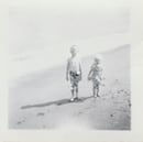 John Latour, Young brother and sister on a beach, 2020