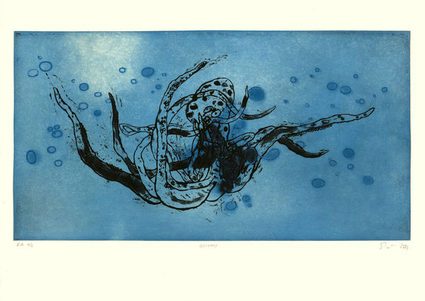 Ed Pien, Octoboy Blue, 2003