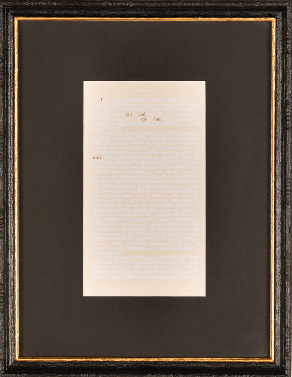 John Latour, I can and do but drift , 2010