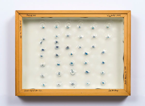 Carl Cheng, Liquid/Solid Series: Solid - liquid No. C3, 1980