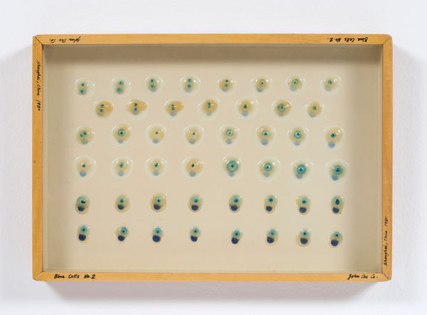 Carl Cheng, Liquid/Solid Series: Blue Cells No. 2, 1980
