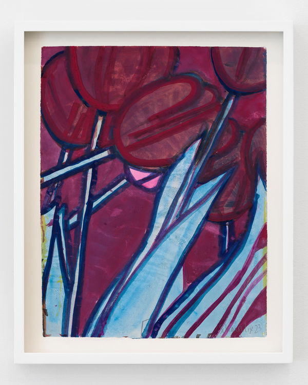 Hubert Schmalix, Flower 1 PM, 2023