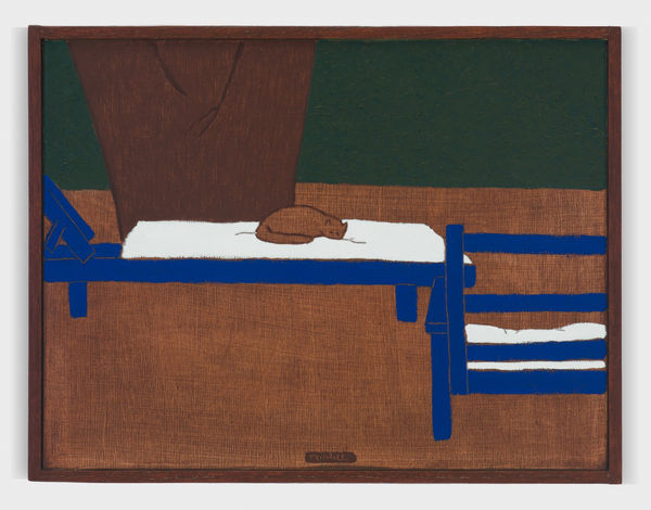 John Joseph Mitchell, Cat Nap on the Patio, 2024