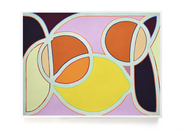 Holly Coulis, Curves, Lemon, Lilac, 2020