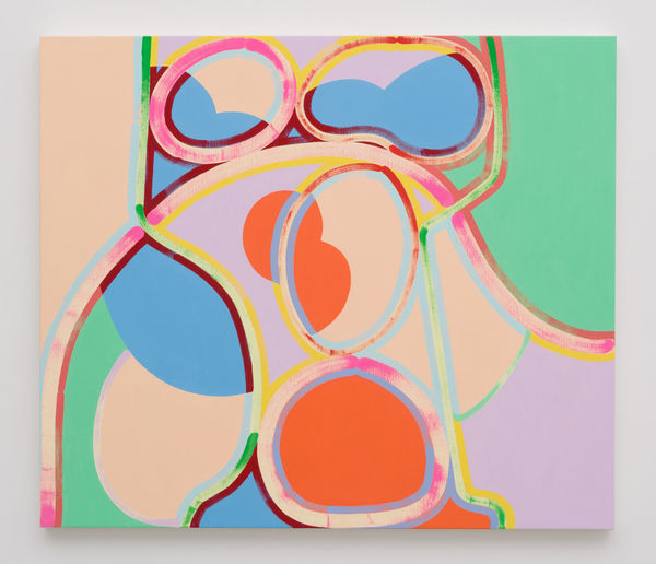 Holly Coulis, Vases, Sky, Oranges, 2025