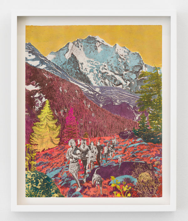 Aaron Morse, Hike-Out Mountains (Yellow Sky), 2023