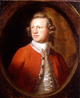 Sir Joshua Reynolds P.R.A., Portrait of a gentleman in a red coat, c. 1746