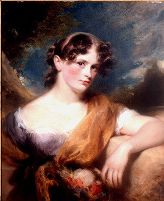 George Henry Harlow, Portrait of Miss Caroline Hopwood, 1814