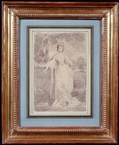 Sir Joshua Reynolds P.R.A., Pose study for a portrait 'Lady Compton', 1781