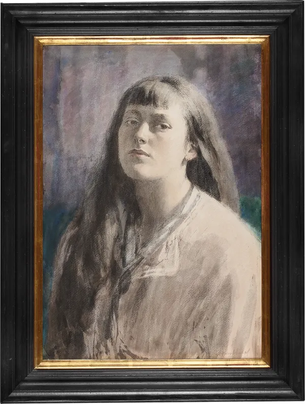 gerald leslie brockhurst, portrait of anais