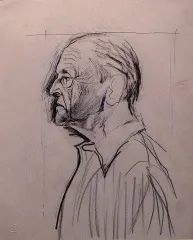 Graham Sutherland OM, Portrait of William Somerset Maugham (1874-1965), 1949