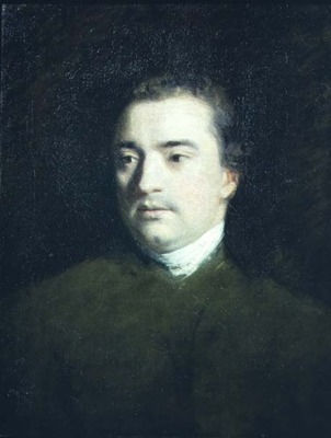 Sir Joshua Reynolds P.R.A., Portrait of Felice di Giardini (1716-96), Italian violinist and composer, 1760
