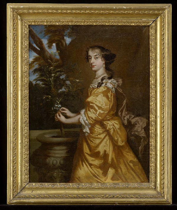 Circle of Sir Peter Lely, Portrait of a Lady of the St. Quintin Family, mid 17th century