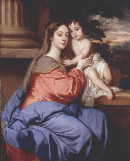 Peter Lely, The Duchess of Cleveland (1641-1709) and Charles Fitzroy, c. 1672