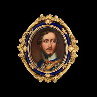 John Simpson, Ernest II, Duke of Saxe-Coburg and Gotha (1818-1893), wearing uniform, Major-General of the Royal Saxonian Garde-Reiter Regiment, 1845