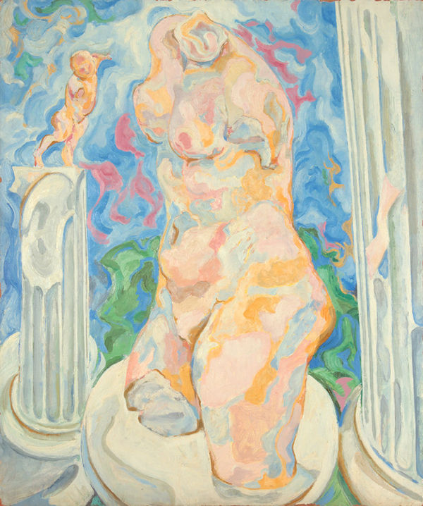 Philip Pearlstein, Venus with Columns, 1950-51