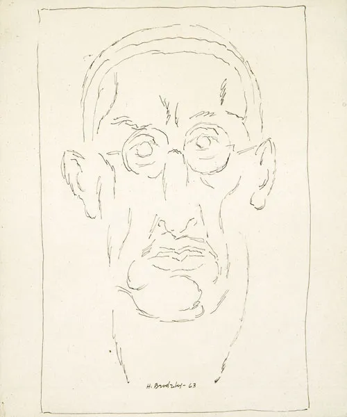 Horace Brodzky - Self-Portrait, 1963