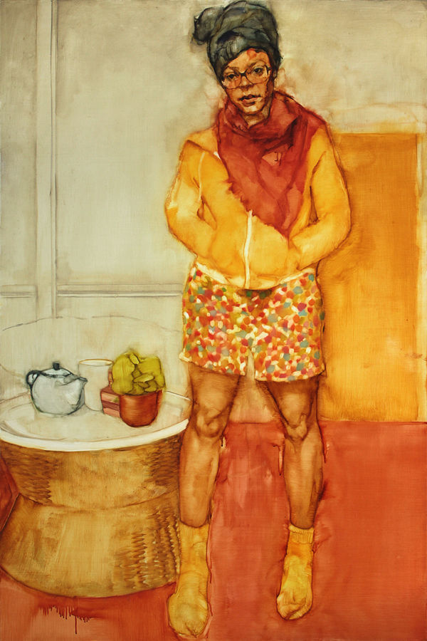 Kimberly Klauss - Self Portrait in January, 2017