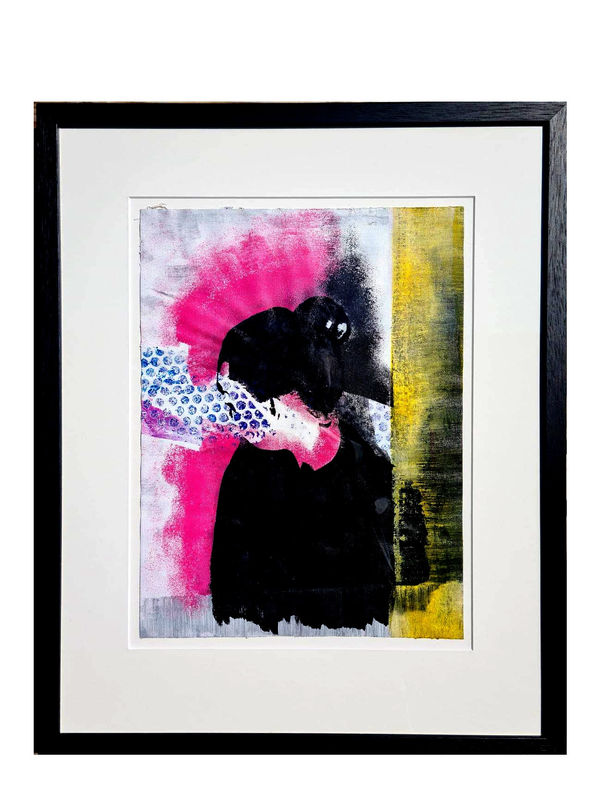 Laura Timmis Don't Look At Me, 2023 Mixed-media 60 x 49 cm 23 5/8 x 19 1/4 in