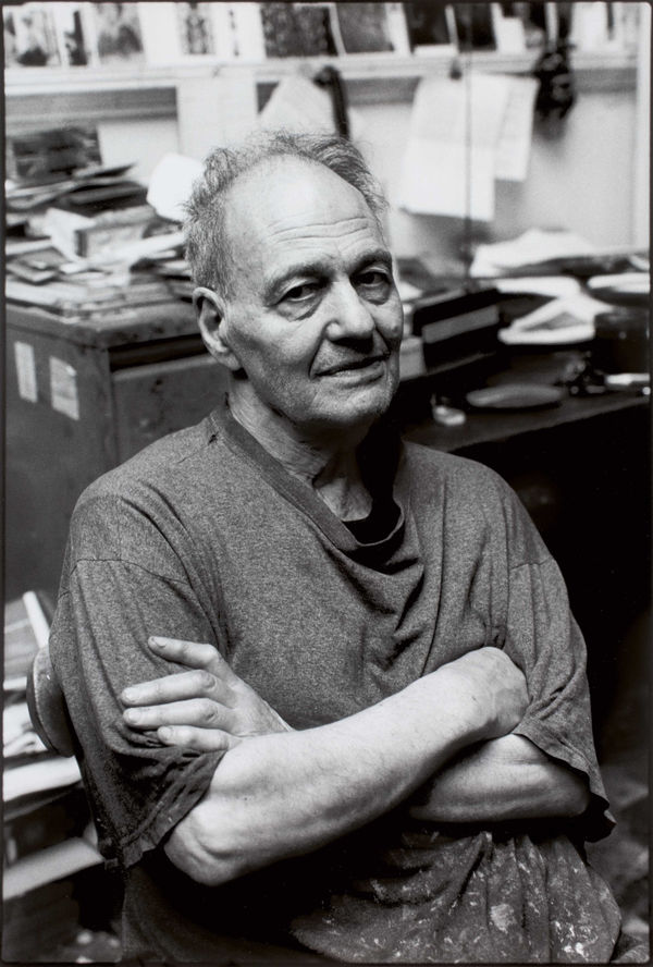 Nicola Bensley, Frank Auerbach in his studio (5), 2015