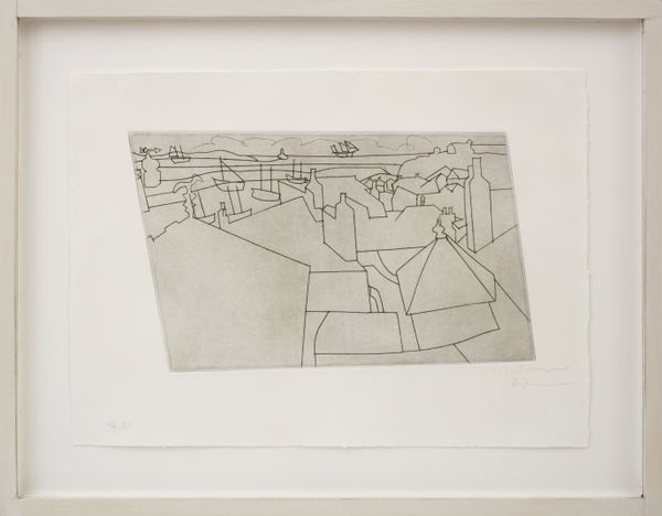 Ben Nicholson, St Ives from Trezion, 1967