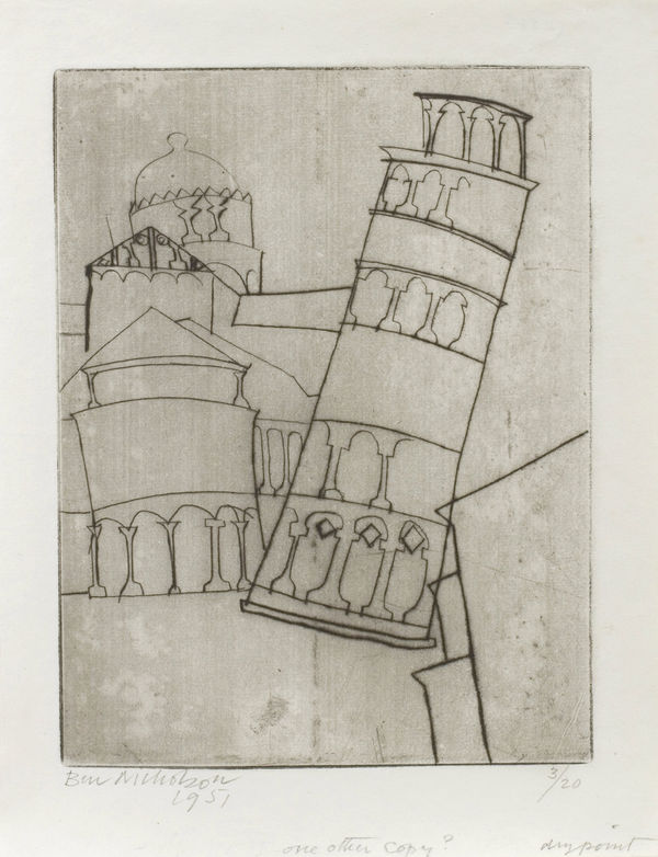 Ben Nicholson, Pisa, 1951
