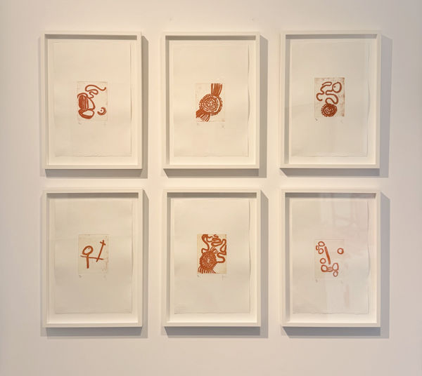Naata Nungurrayi, Set of Six Iconography Etchings , 2008