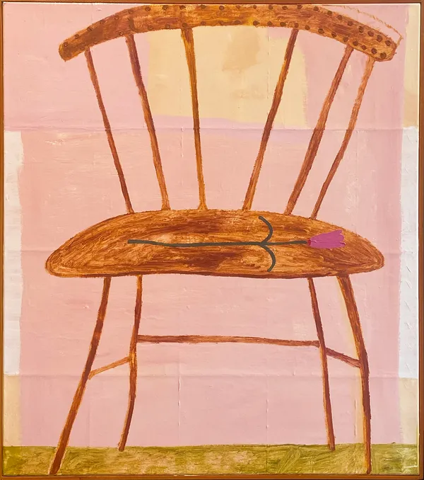 Galina Munroe, Chaise avec tulipe , 2022