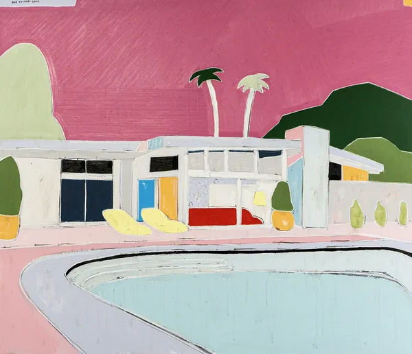 Rob Tucker, Private pink pool party, 2022