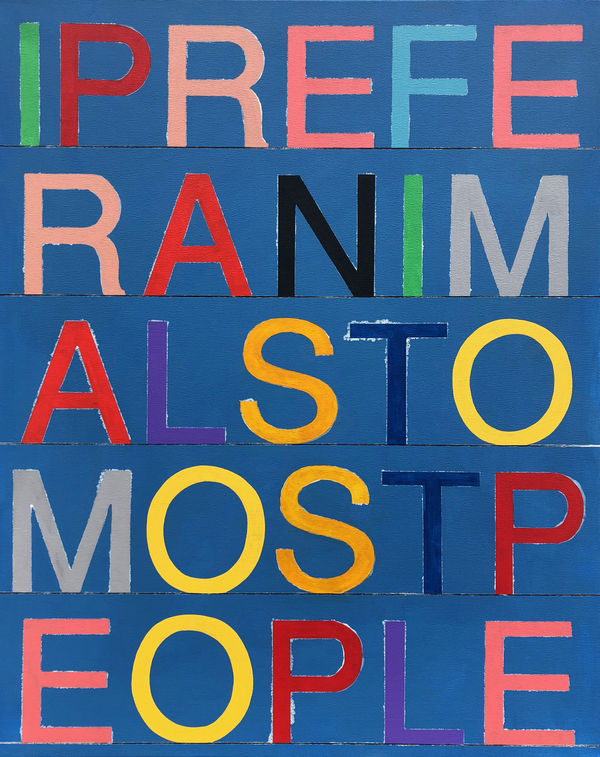 Ces McCully, I Prefer Animals To Most People, 2020