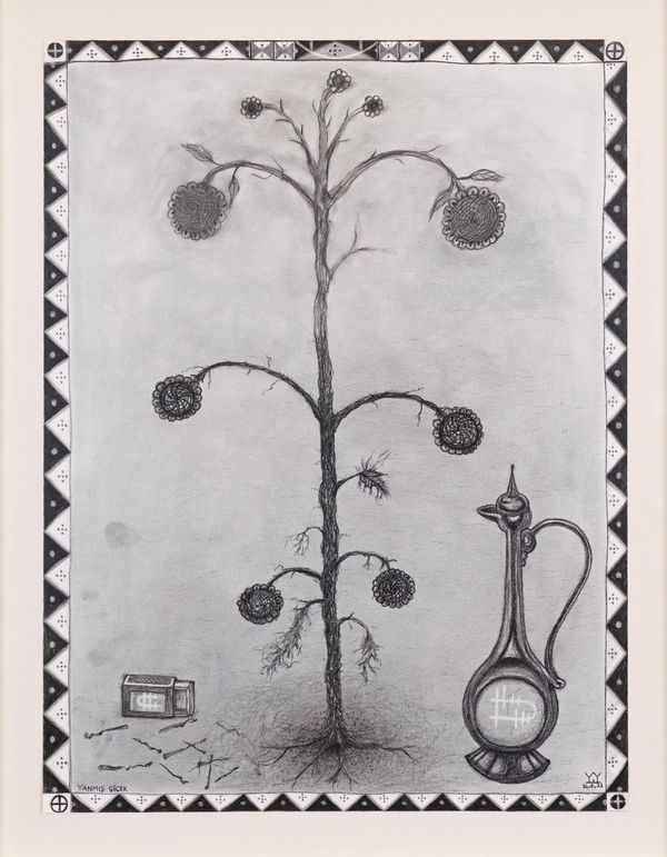 YUŞA YALÇINTAŞ, Yanmış Çiçek, 2021