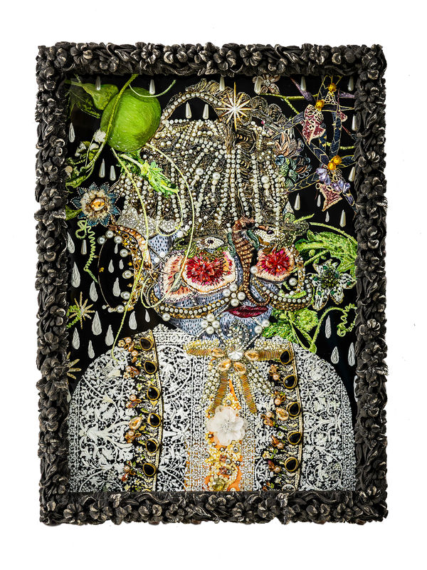 LAL BATMAN, His Face, Framed in Thorns, 2025