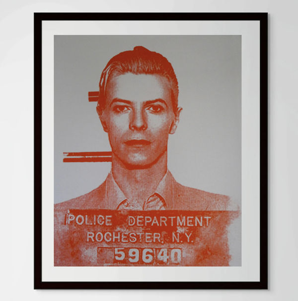 David Studwell, David Bowie, Sienna Red - Mugshot