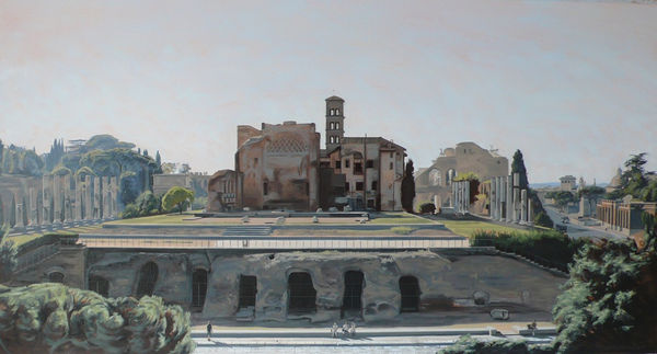 David Wheeler, Ethereal Landscape I (Rome) Study