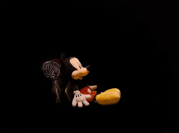 Tom Betts Park Night Bobsled Oil on panel 45.5 x 61 cm