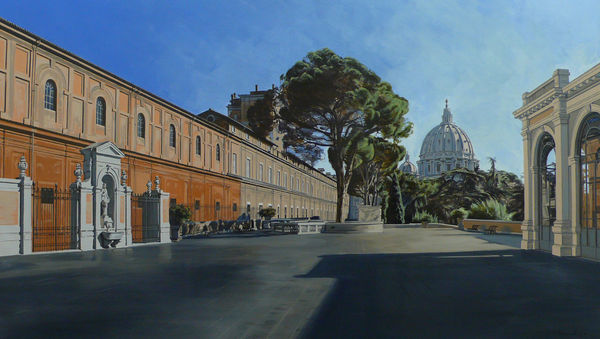 David Wheeler, Study: Evening Light (Vatican City, Rome)