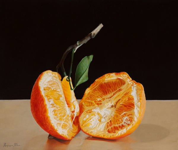 Francesco Stile My Half Oil on canvas 50 x 50 cm