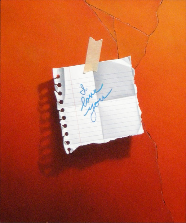 Otto Duecker, I Love You Note (orange)