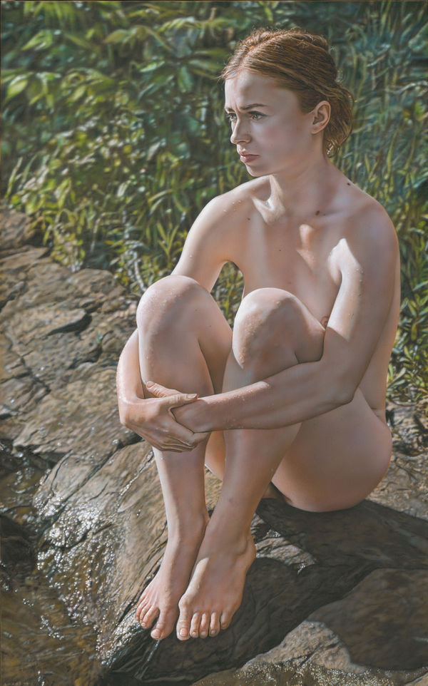 William Lazos, Woman on Rock