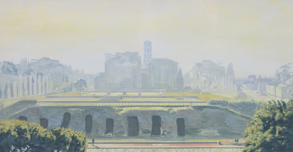 David Wheeler, Ethereal Landscape II (Rome) Study