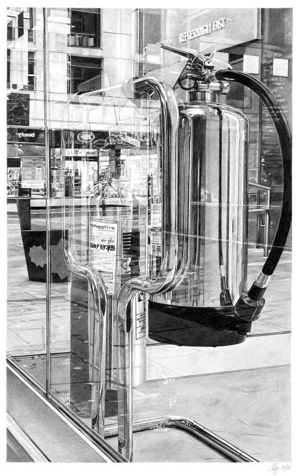 Roger Watt Bow Lane Graphite on Bristol board 41 x 25.5 cm