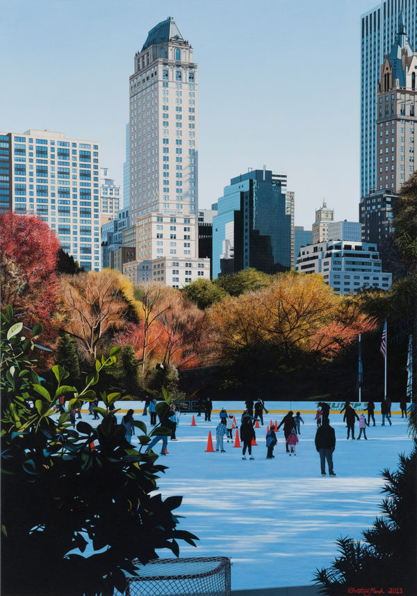 Christian Marsh The Magic of the Ice Oil on canvas 100 x 70 cm